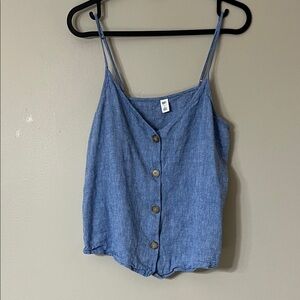 BP Blue Button-Up Camisole